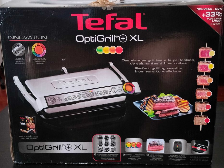 Grelhador TEFAL OptiGrill XL