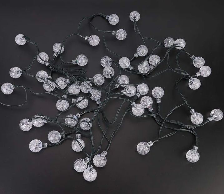 Solarne łańcuchy świetlne 9.5m 50 LED