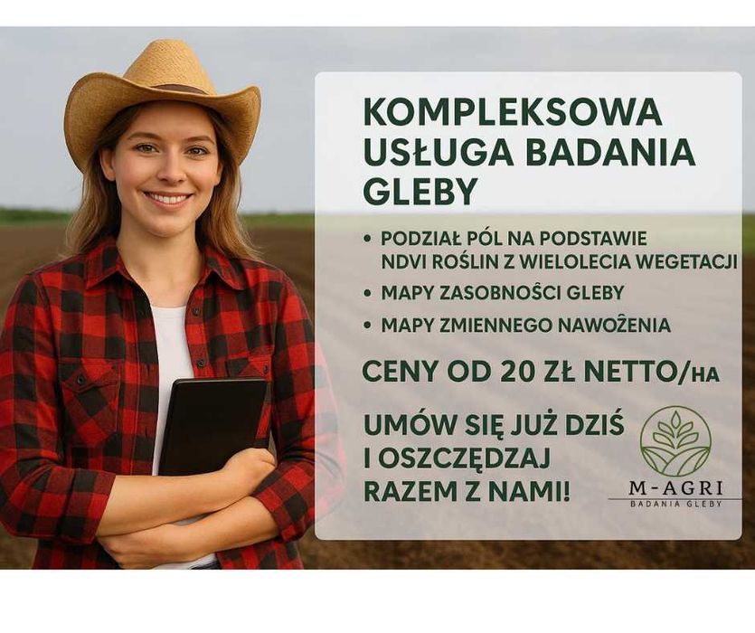 Mapowanie i pomiar pól dronem DJI M3M - RTK, MAPY VRA, ROLNICTWO 4.0