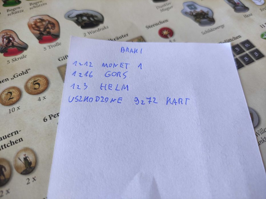 Gra Planszowa Kosmos Die Legenden von Legendy Krainy Andor DE