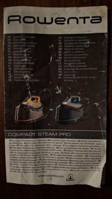 Rowenta Ferro de Caldeira Compact Steam Pro