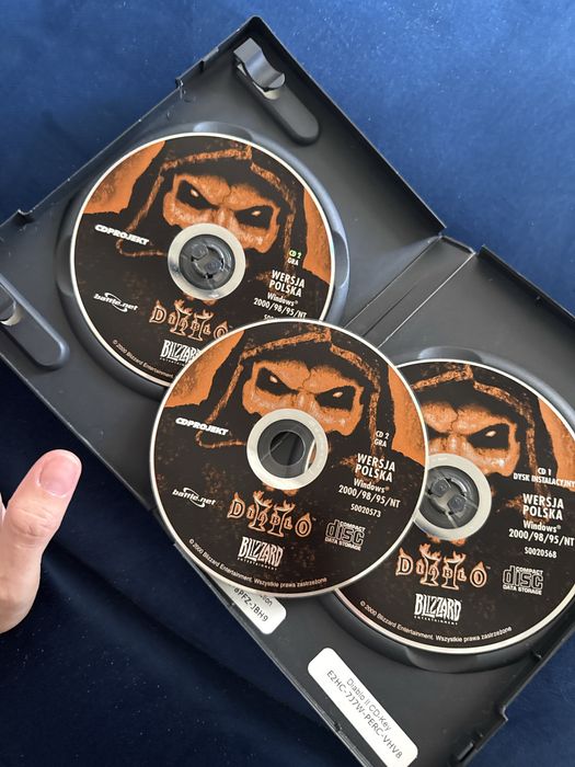 Gra na PC Diablo II  Platynowa Kolekcja 3 z 4 płyt, wersja PL