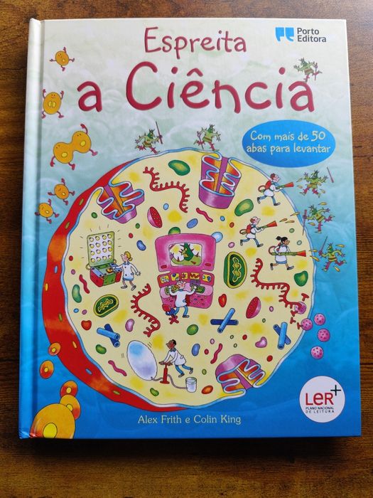 Livro infantil de ciência novo "Espreita a Ciência"