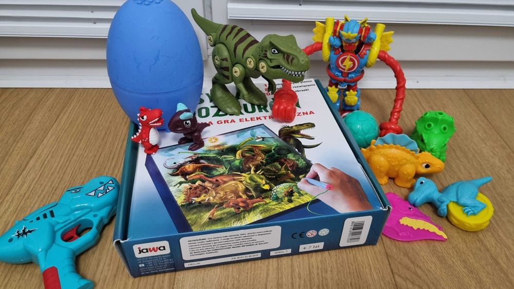 Zestaw dla chłopca dinozaury gra supwr things