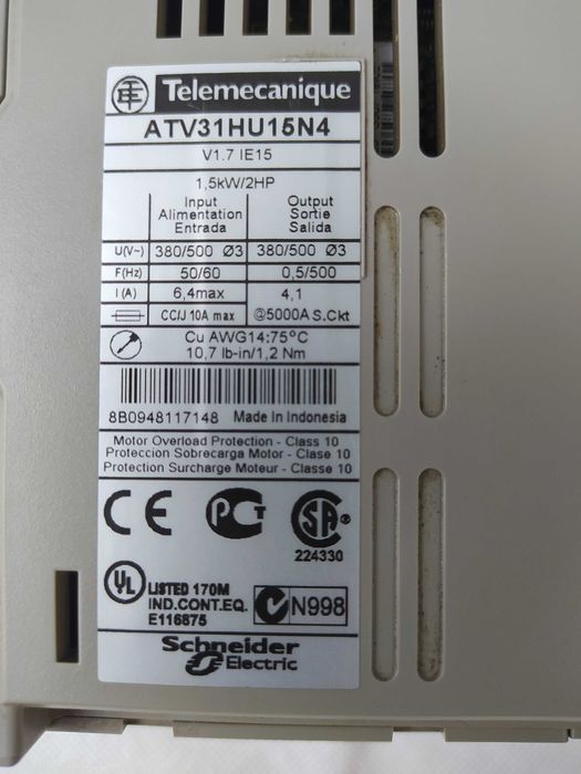 Перетворювач частоти Altivar (Schneider Electric)