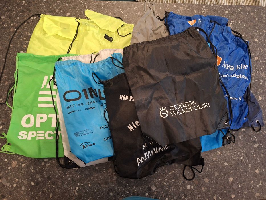 worek reklamowy treningowy plecak na trening 14szt