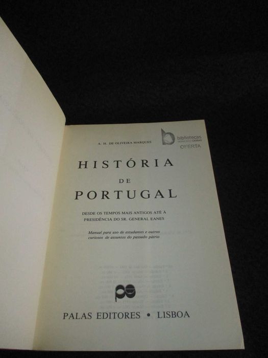 Livros História de Portugal Oliveira Marques 3 Volumes - Completo