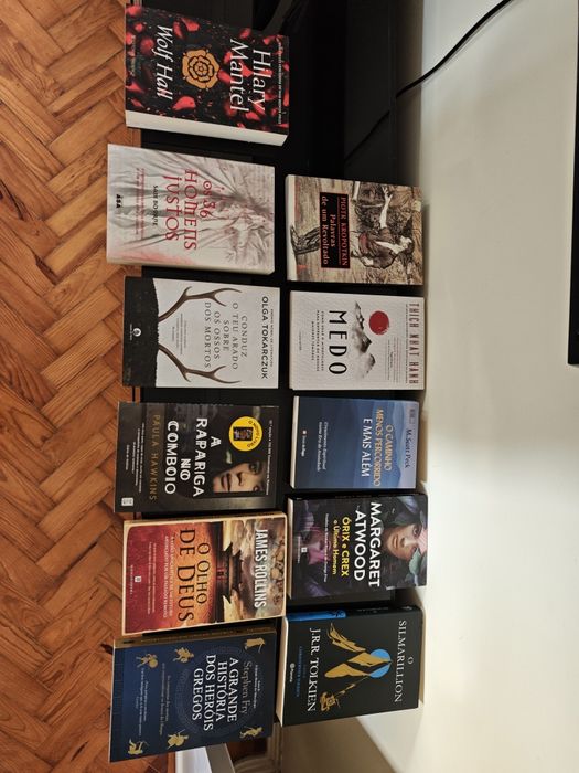 Coleção de 10 livros como novos – Agatha Christie, Atwood, George R.R. Martin e mais