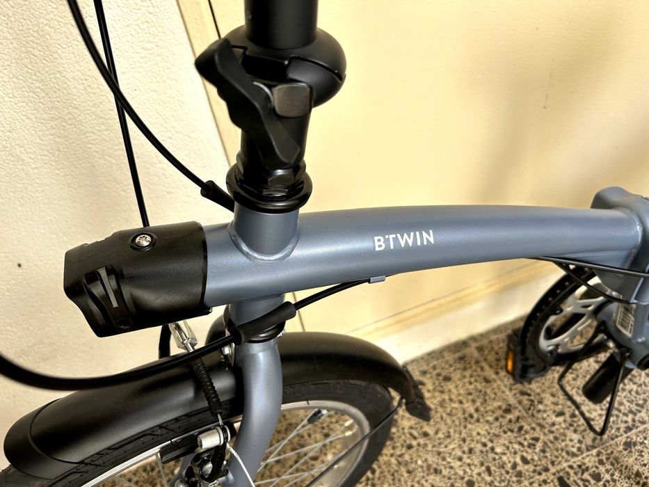 2 Bicicletas Dobráveis BTWIN Fold 120 Cinzento – Excelente Estado