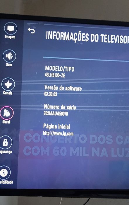 Televisor Lg como novo