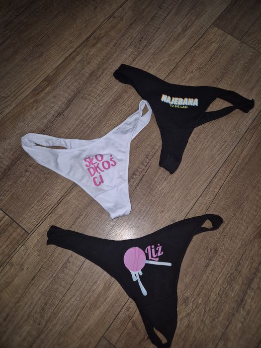 Sringi z napisami 3 pack s/m