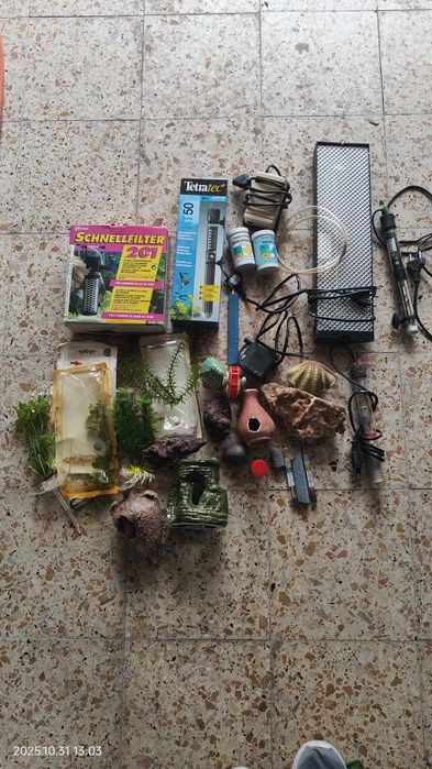 Aquário e acessórios