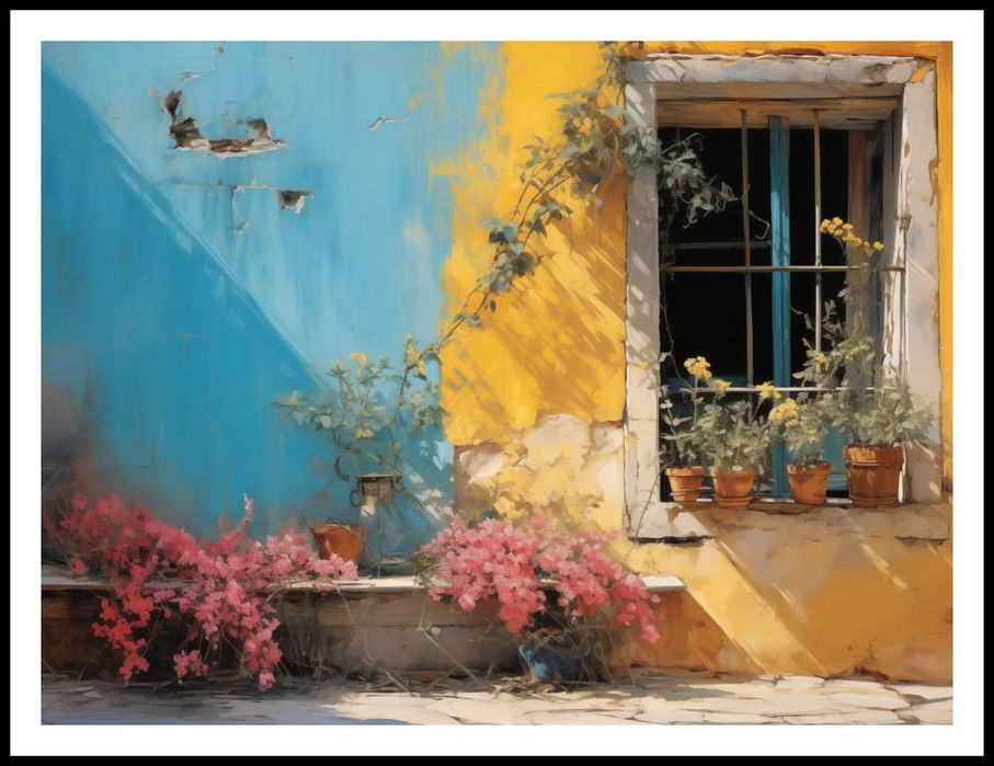 Plakat 100x75cm Słoneczna Ulica