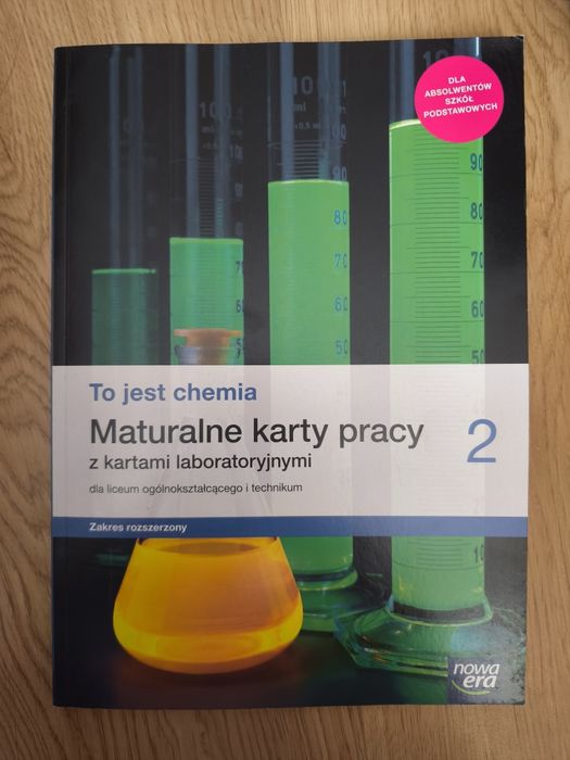 To jest chemia 2, zakres rozszerzony, maturalne karty pracy