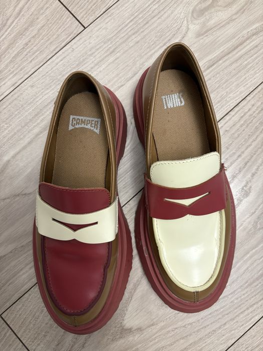 Ультра стильові лофери фірмові шкіряні Camper серіі Twins 36