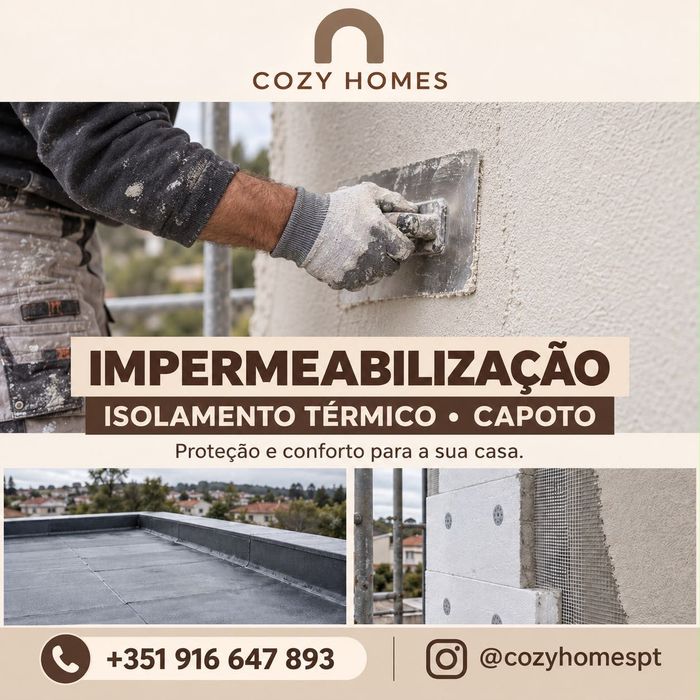 Impermeabilização, Isolamento e Capoto | Fachadas e Telhados