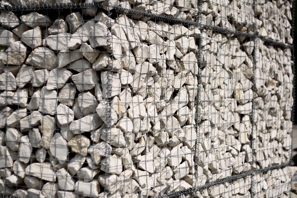 Kamień do gabionów Cream 70-100 mm Kremowy Gabion Kosz Kosze Gabionowe