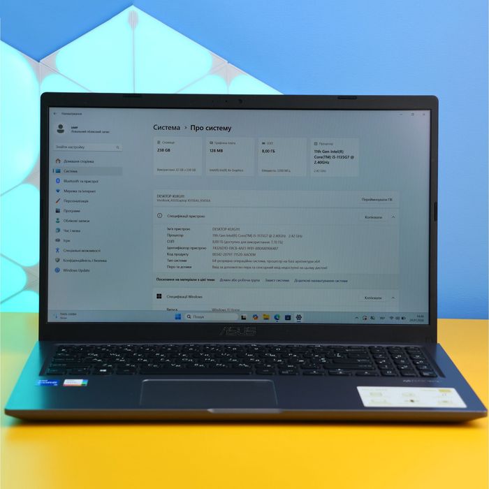 Ноутбук Asus VivoBook 15 X515EA (156922) Б/У З ГАРАНТІЄЮ