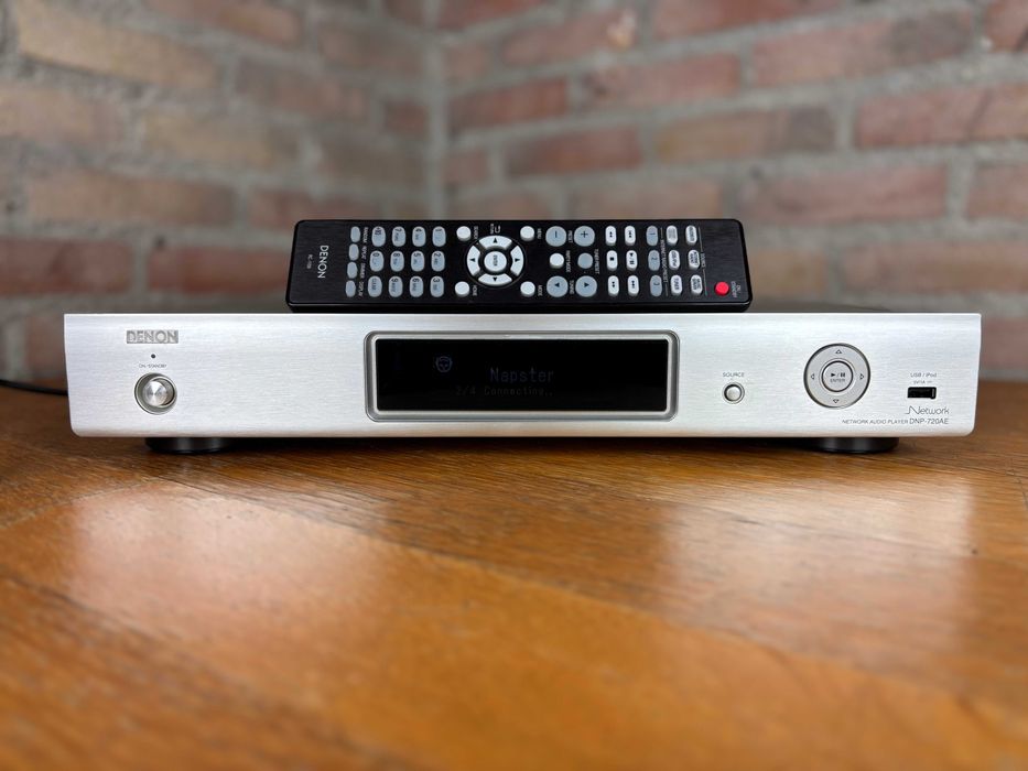 Denon DNP 720AE network audio player Wi Fi AirPlay USB pełny komplet