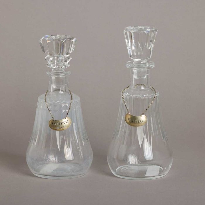 Garrafa em cristal e vidro