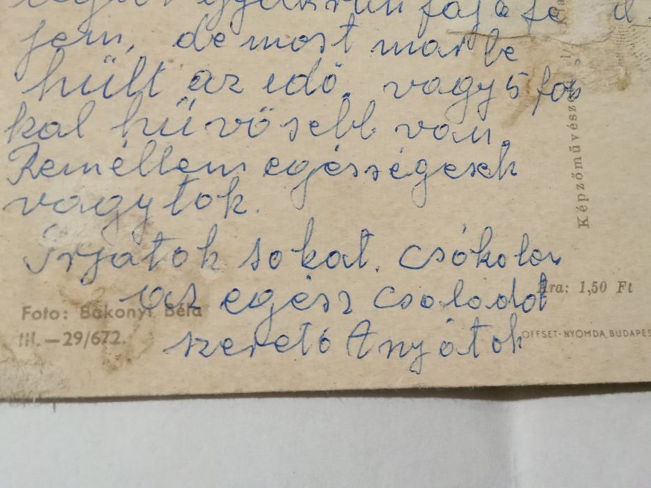 Stara pocztówka Węgry