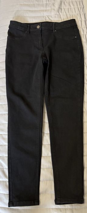 Czarne spodnie damskie UP2 FASHION – rozmiar 40/42