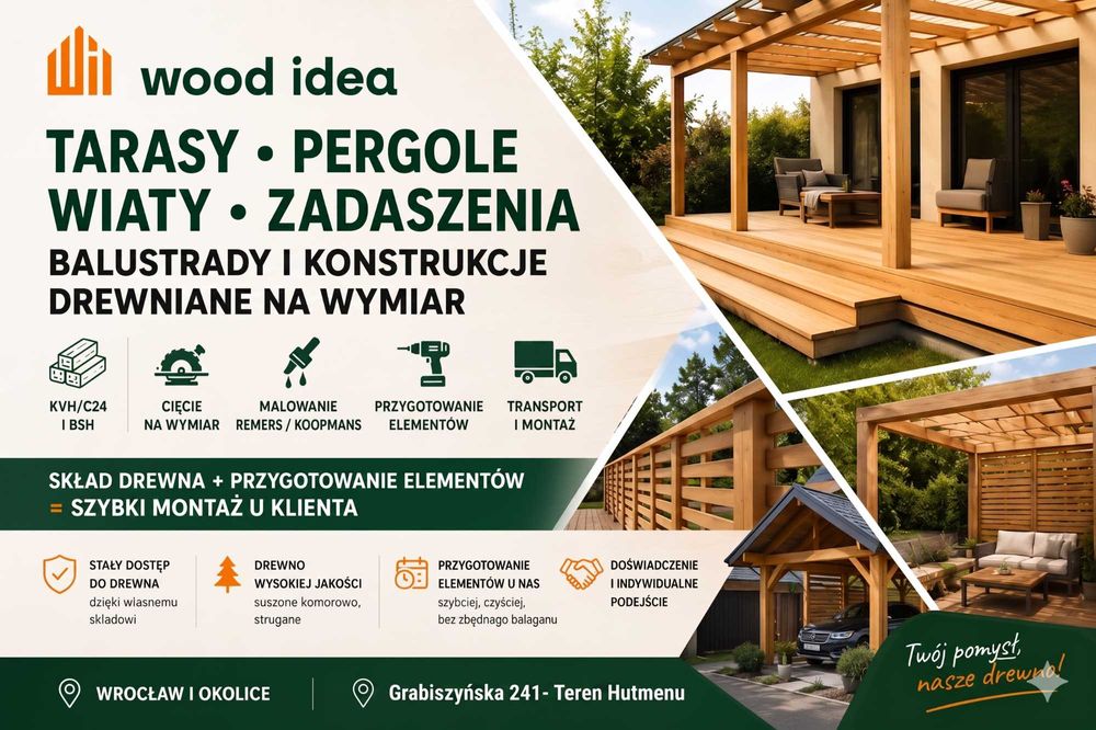 Drewniane projekty indywidualne