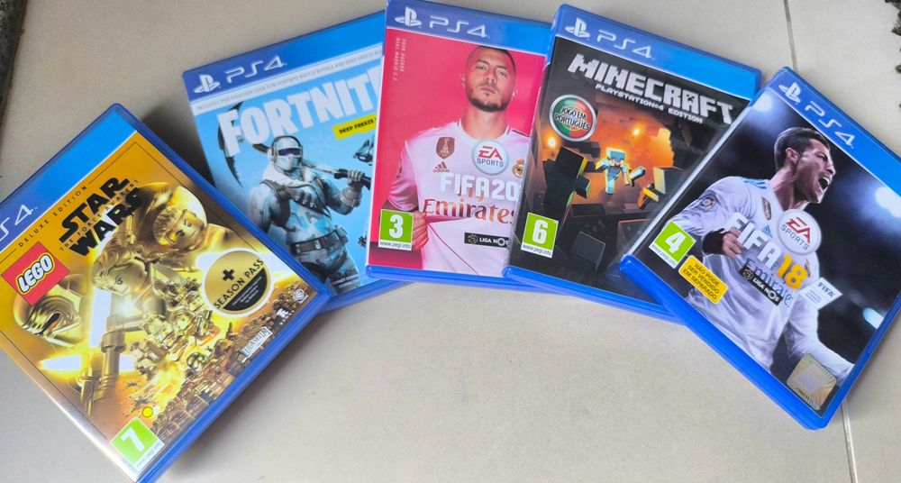 Jogos PS quase novos