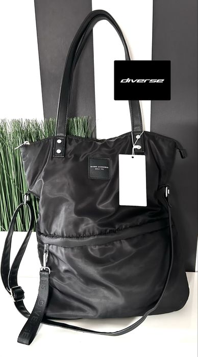 Torba shopper Diverse czarna nowa