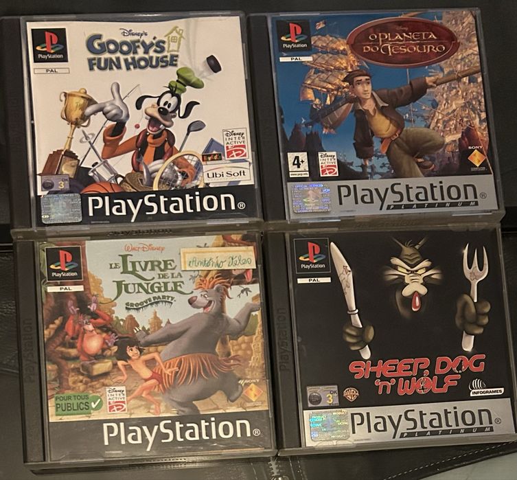 Vendo jogos PS1 pouco usados