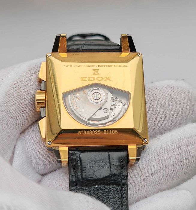 Чоловічий годинник Edox Classe Royale 01105 Grand Chronograph Automati