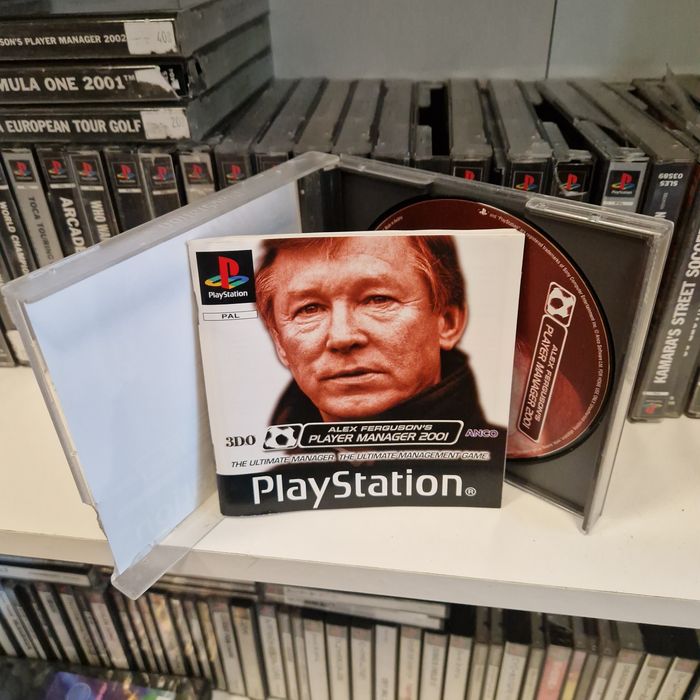 Alex Fergusons player manager 2001 psx ps one ps1 PlayStation