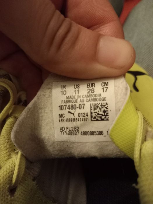 Chuteiras Puma para criança