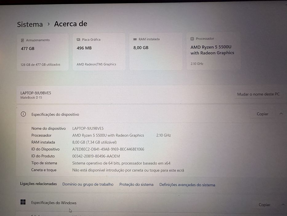 Huawei MateBook D15