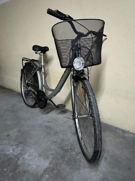Bicicleta Urbana Vintage Impecável + Cesto | Como Nova