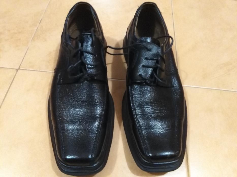 Туфли кожаные черные новые