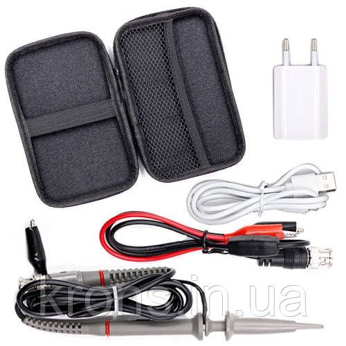 Осциллограф цифровой портативный одноканальный FNIRSI 1C15, до 110 МГц