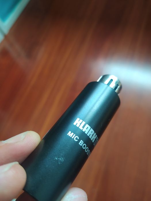 Microfone booster / pré amplificador