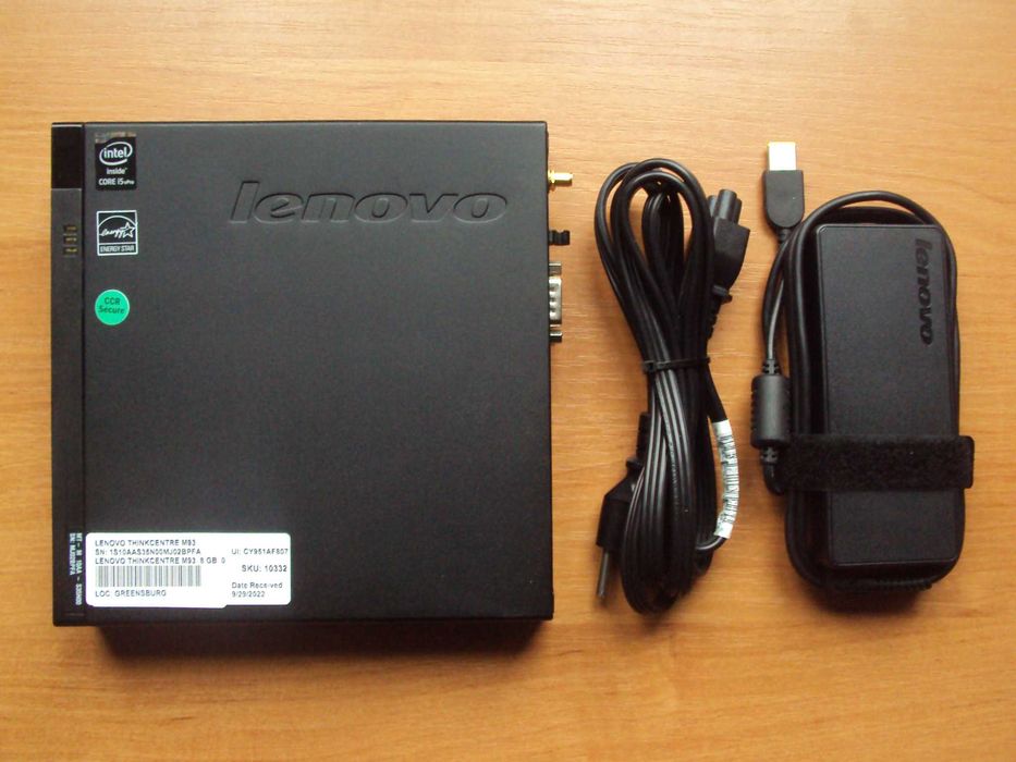Мини ПК Lenovo ThinkCentreM93 / i5-4590T / 8Gb Ram / SSD 128Gb / Wi-Fi