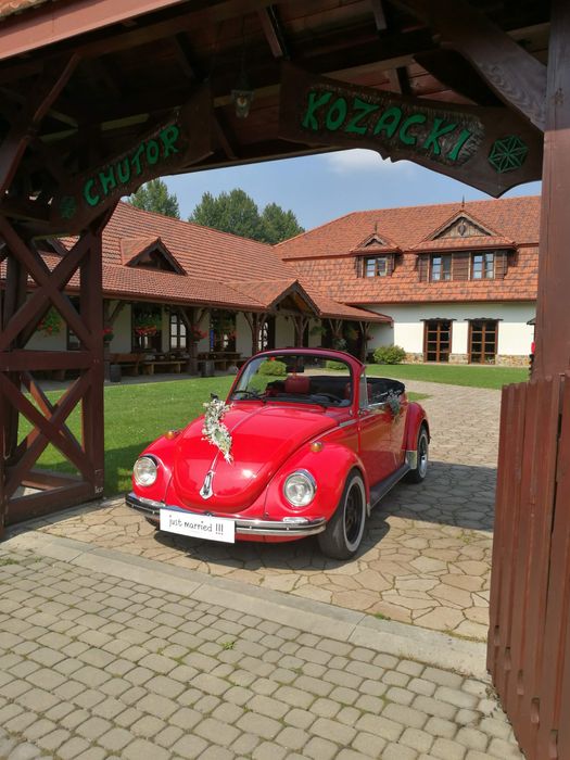 Garbus Cabrio auto do ślubu