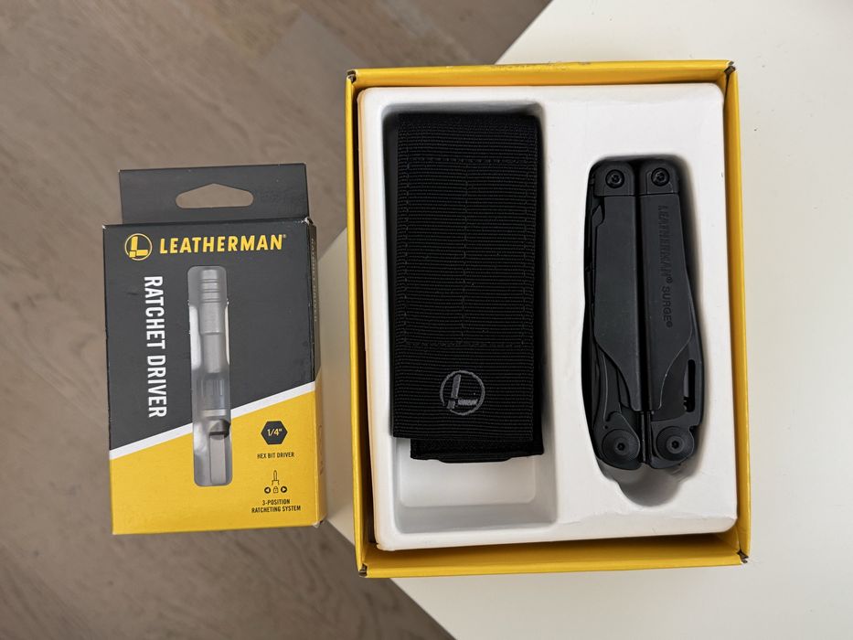 Мультитул Leatherman Surge та Трещітка Ratchet Drive