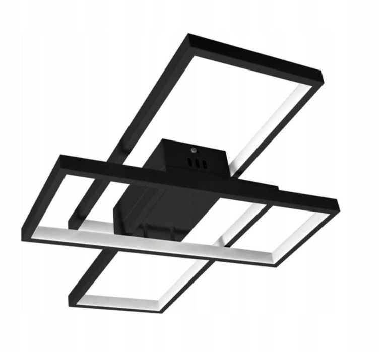 Lampa sufitowa LED w nowoczesnym stylu geometrycznym + pilot