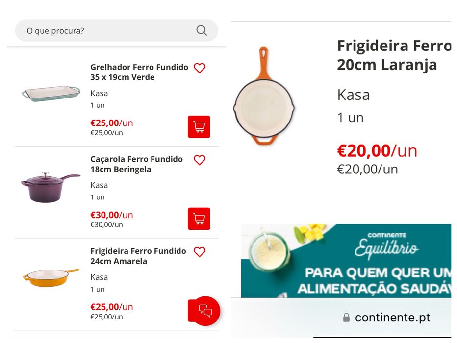 4 panelas de ferro fundido