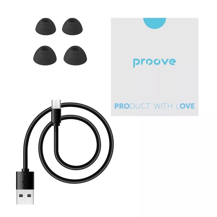 Бездротові навушники Proove Intro Pro TWS with ANC (APP) шумодав. Опт