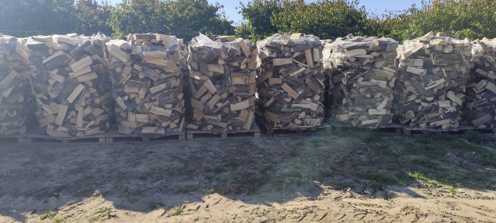 Drewno Kominkowe Sezonowane Dąb, Olcha, Brzoza, Akacja, Sosna, transpo