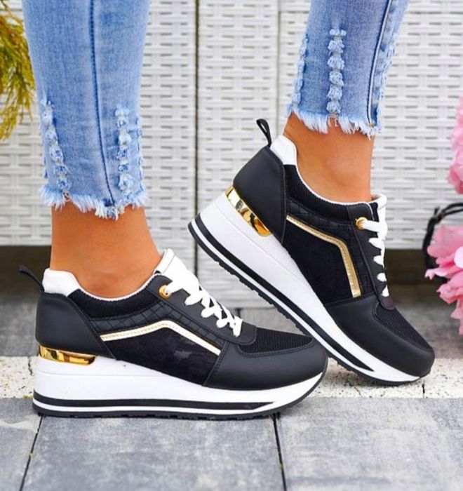 36 37 38 sneakersy 39 40 41 na platformie grubej podeszwie Adidasy