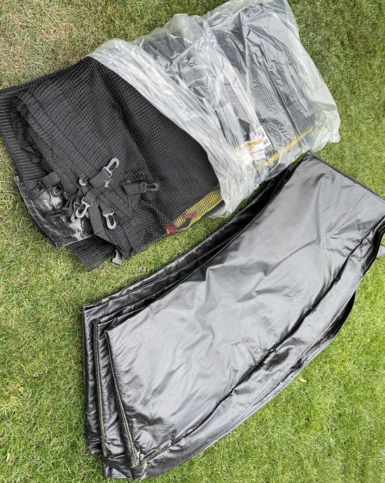 TRAMPOLINA OGRODOWA FT8 244CM stabilna konstrukcja (podwójne nogi)