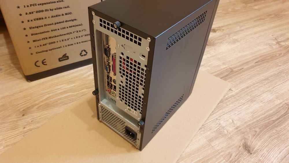 Komputer ITX Intel D2500HN Chieftec BT-02B-U3-250VS 30GB SSD 2GB RAM