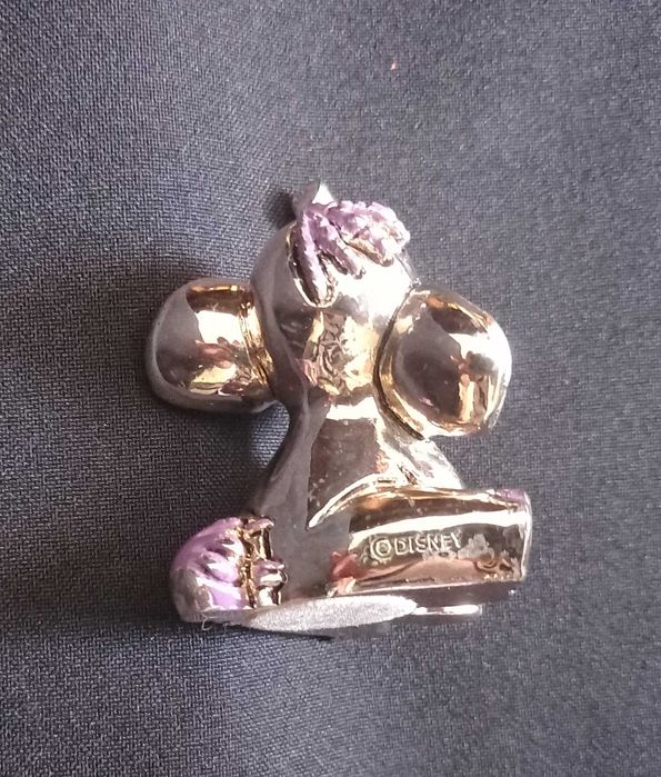 Elefante Dumbo da Disney em prata bilaminada