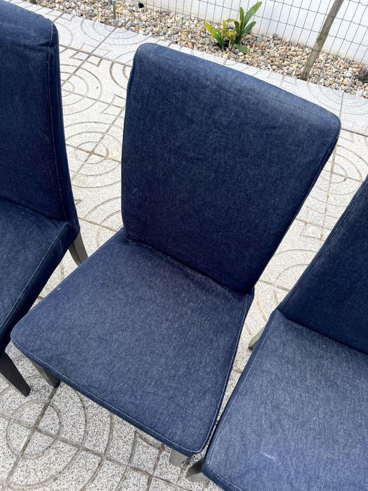 4 cadeiras Henriksdal (IKEA) com capas extra